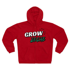 Grow Zeche Community Unisex Kapuzen-Sweatshirt mit Reißverschluss – Dein Wohlfühl-Begleiter für jede Gelegenheit