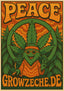Grow Zeche PEACE-Poster – DIN A2 (42 × 59,4 cm), 130 g/m²