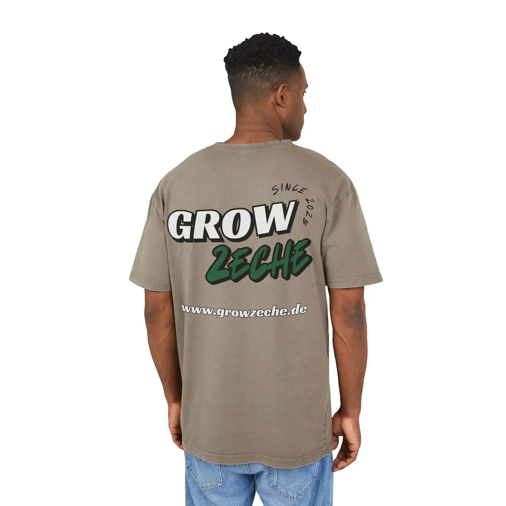 Grow Zeche Community Acid Wash Oversize T-Shirt – Dein Statement für Komfort und Style