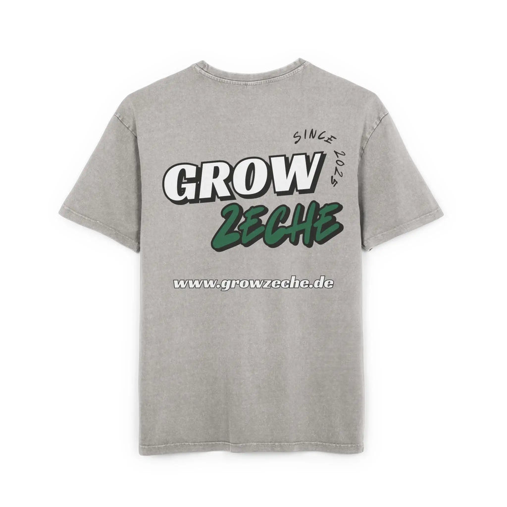 Grow Zeche Community Acid Wash Oversize T-Shirt – Dein Statement für Komfort und Style