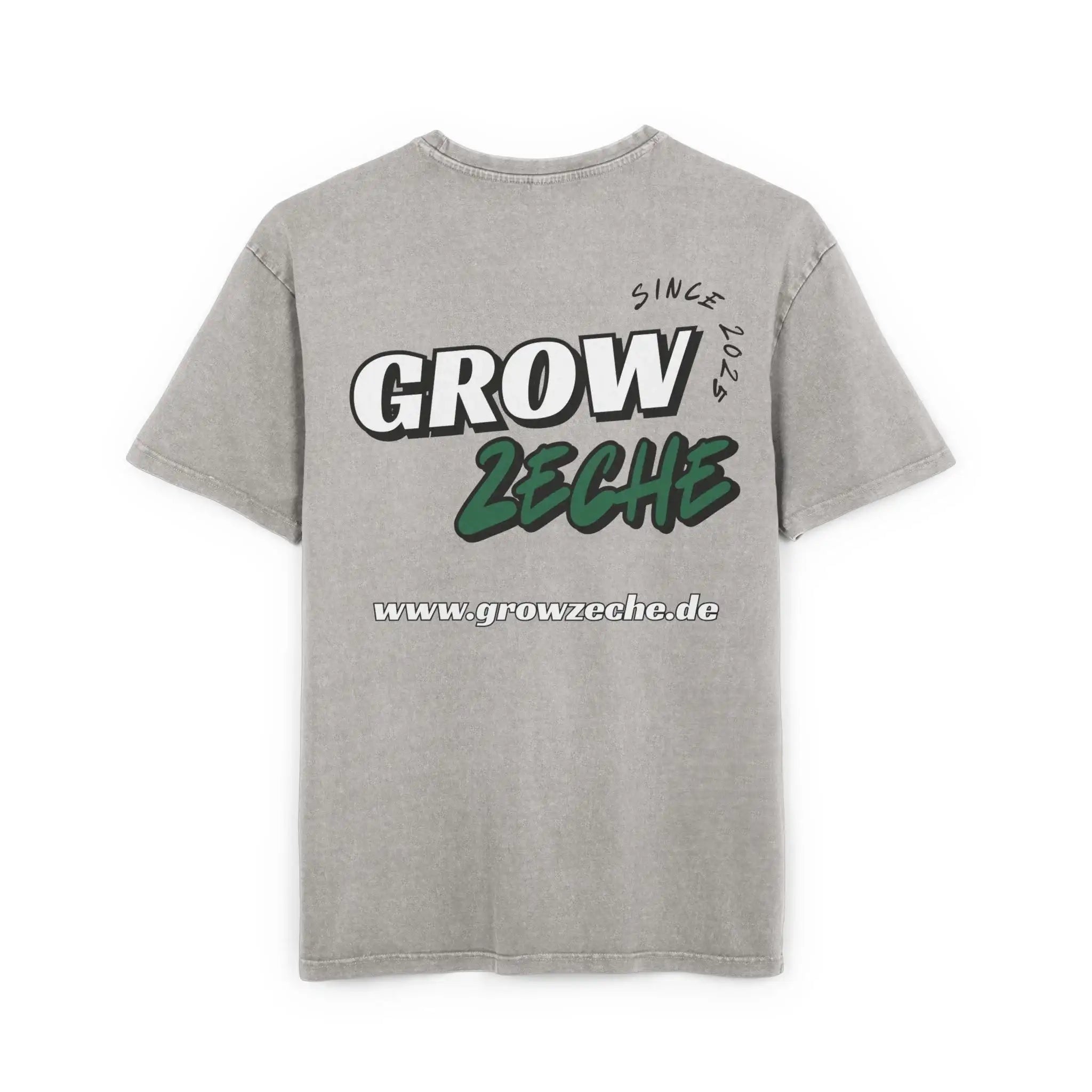 Grow Zeche Community Acid Wash Oversize T-Shirt – Dein Statement für Komfort und Style