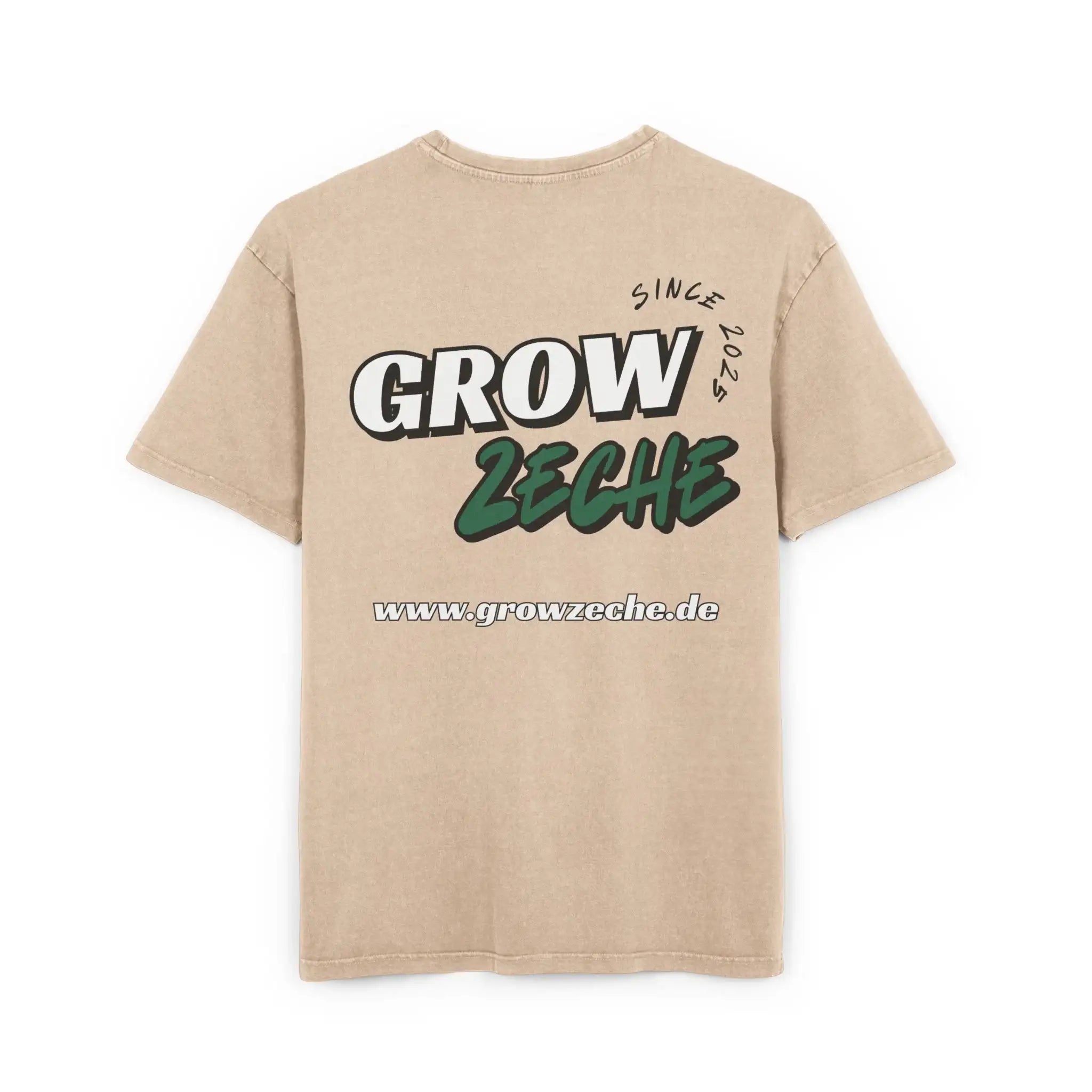 Grow Zeche Community Acid Wash Oversize T-Shirt – Dein Statement für Komfort und Style