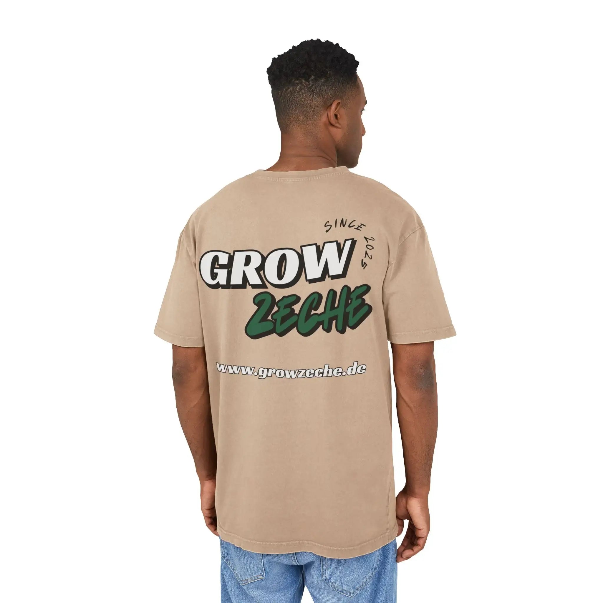 Grow Zeche Community Acid Wash Oversize T-Shirt – Dein Statement für Komfort und Style