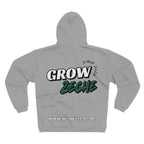 Grow Zeche Community Unisex Kapuzen-Sweatshirt mit Reißverschluss – Dein Wohlfühl-Begleiter für jede Gelegenheit